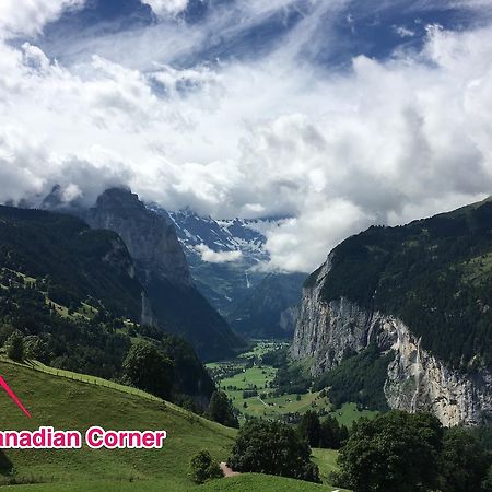 Chalet Canadian Corner Wengen Exterior foto