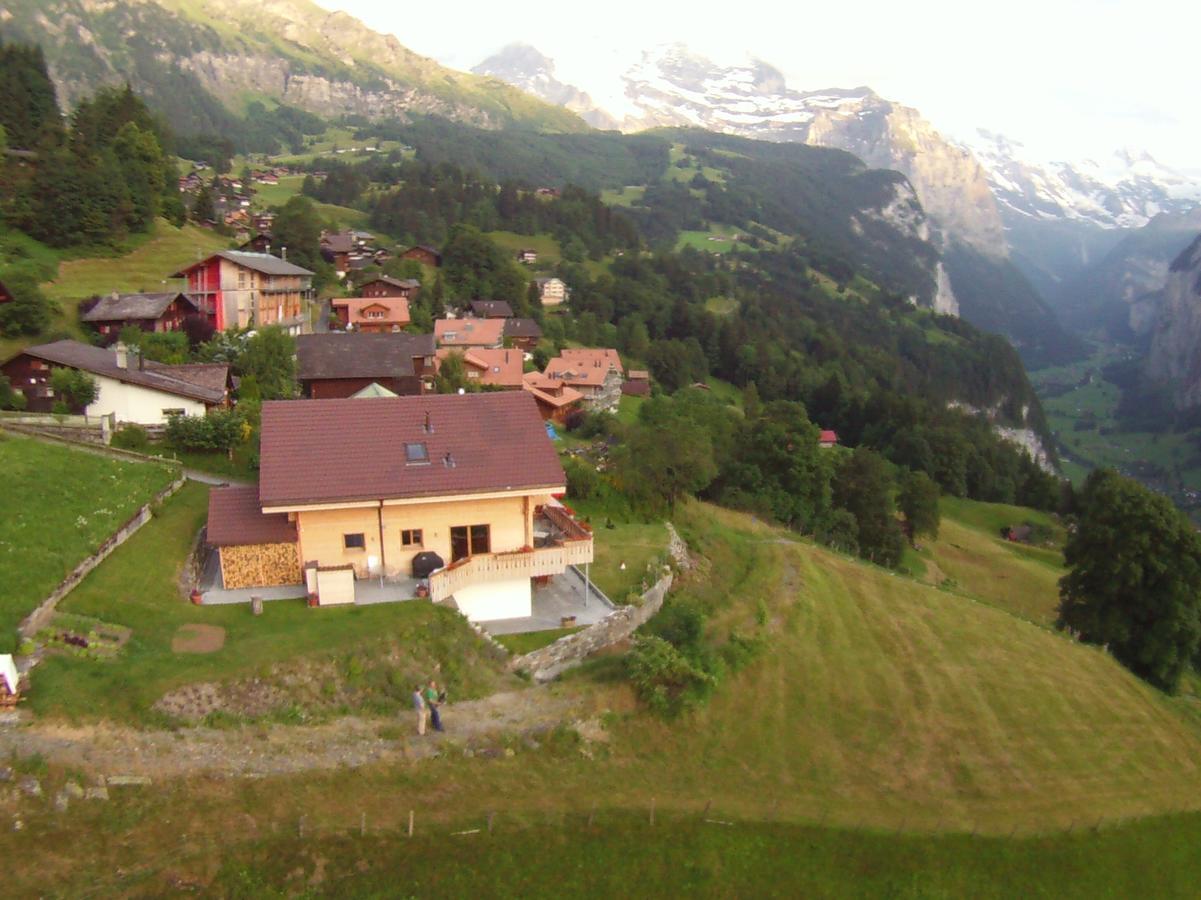 Chalet Canadian Corner Wengen Exterior foto